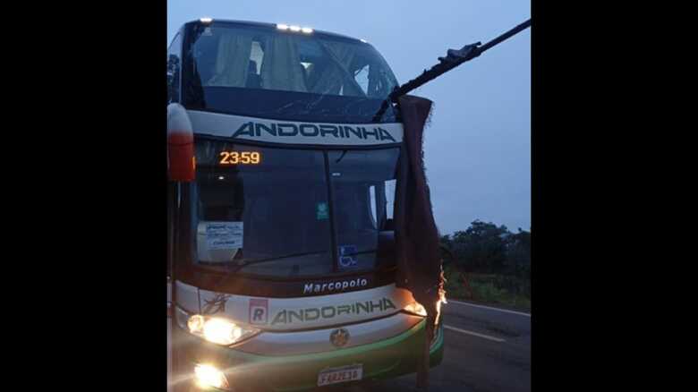 O acidente aconteceu na madrugada de hoje