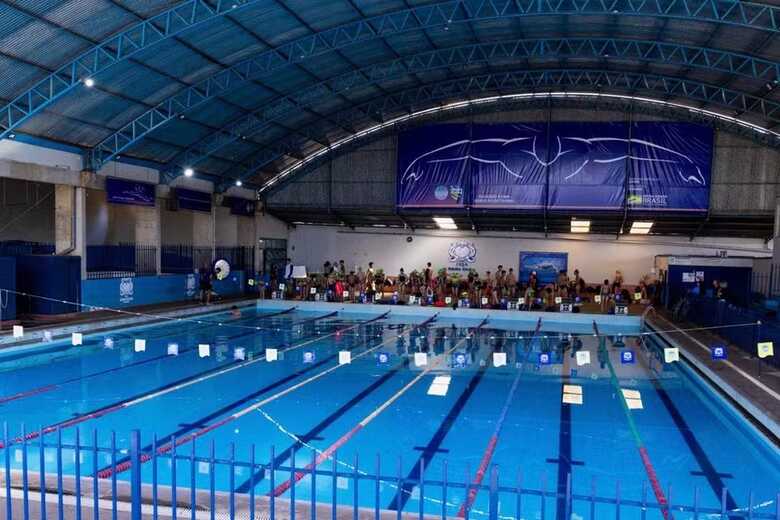 Piscina do Rádio Clube de Campo Grande (MS), que receberá as competições 