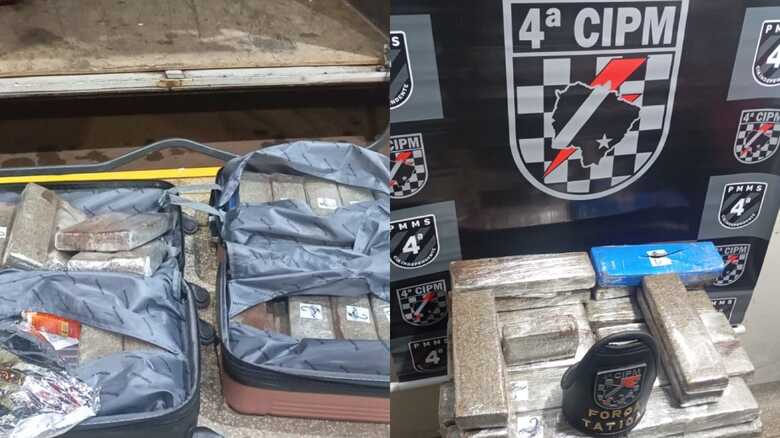 Drogas foram apreendidas