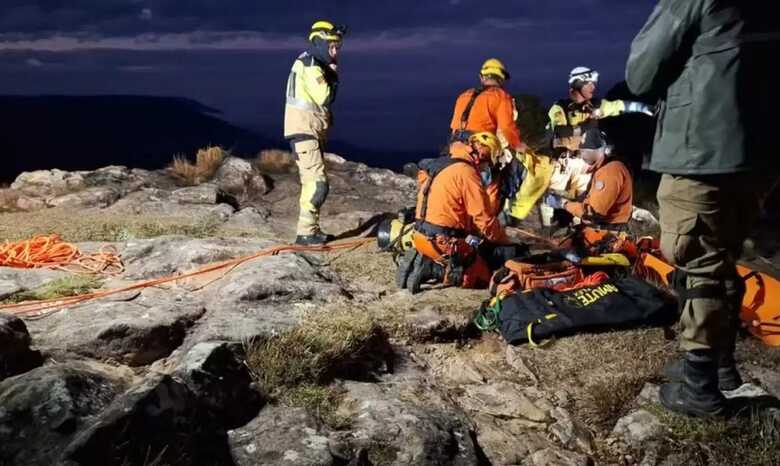 Criança caiu de uma altura de 70 metros