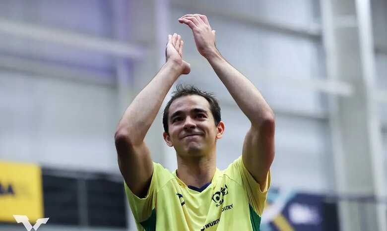 Calderano fez bonito mais uma vez