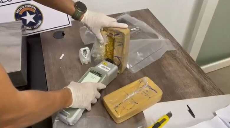 Drogas apreendidas no aeroporto de São Paulo