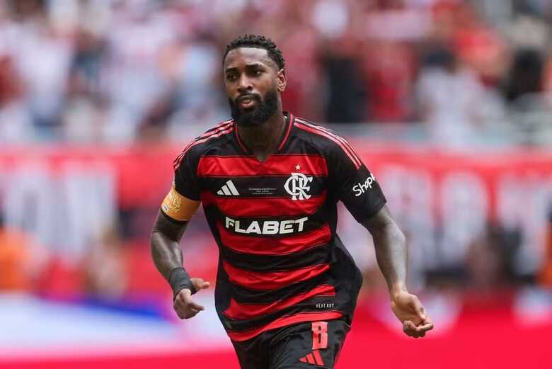 Gerson em Flamengo x Bayern de Munique pelas oitavas da Copa do Mundo de Clubes 2025 