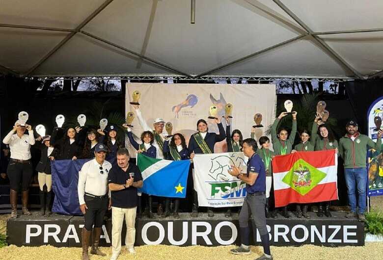 MS conquistou o lugar mais alto do pódio