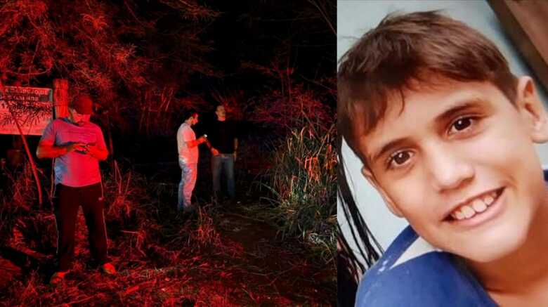 Menino havia saído de casa com o cachorro