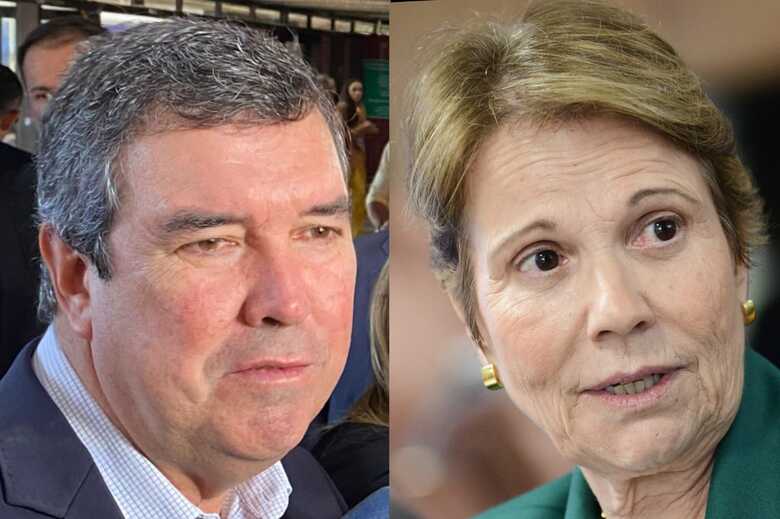 Eduardo Riedel e Tereza Cristina