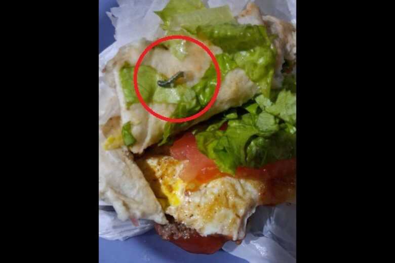 Ela comprou 5 lanches