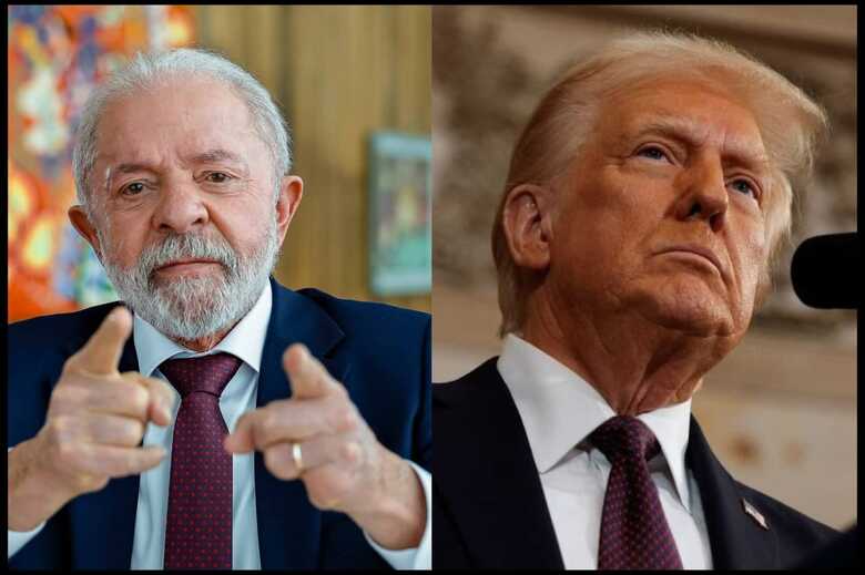 Presidente Lula e Donald Trump 