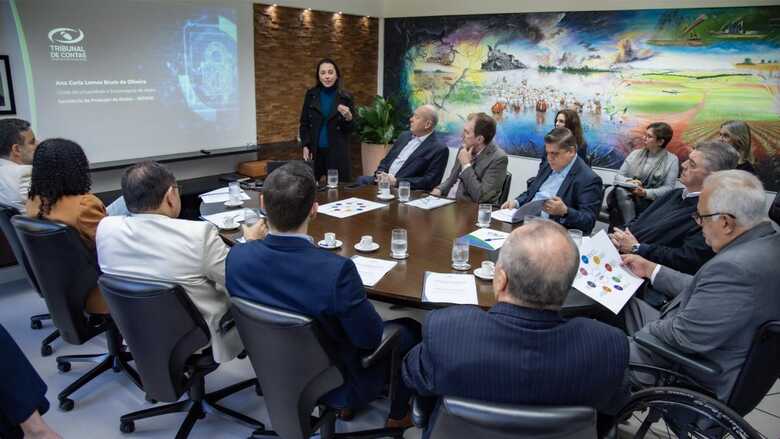 Reunião na Corte de Contas - 