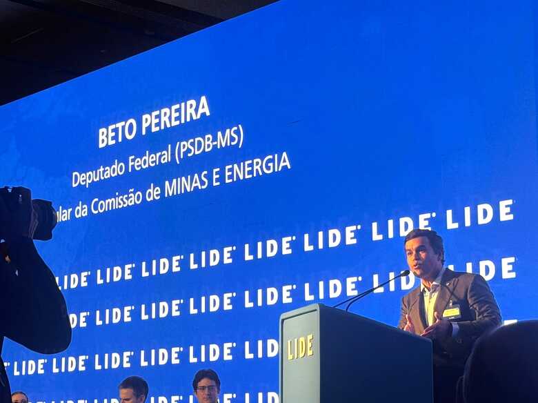 Deputado federal Beto Pereira no 24&ordm; F&oacute;rum Empresarial Lide