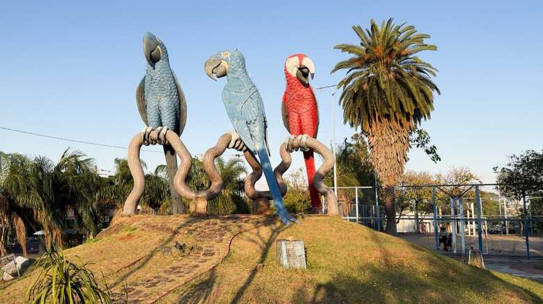 Pra&ccedil;a Cuiab&aacute;, em Campo Grande 