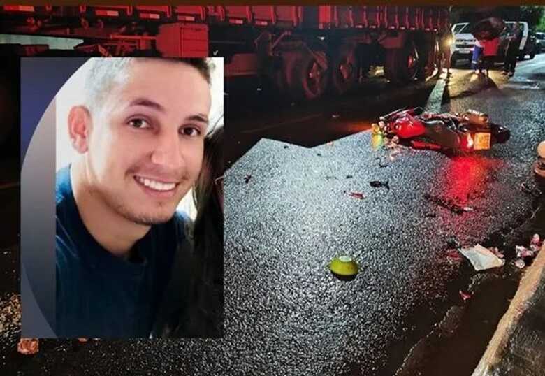 Bruno acertou a traseira da carreta