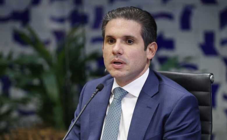 O presidente da Câmara dos Deputados, Hugo Motta