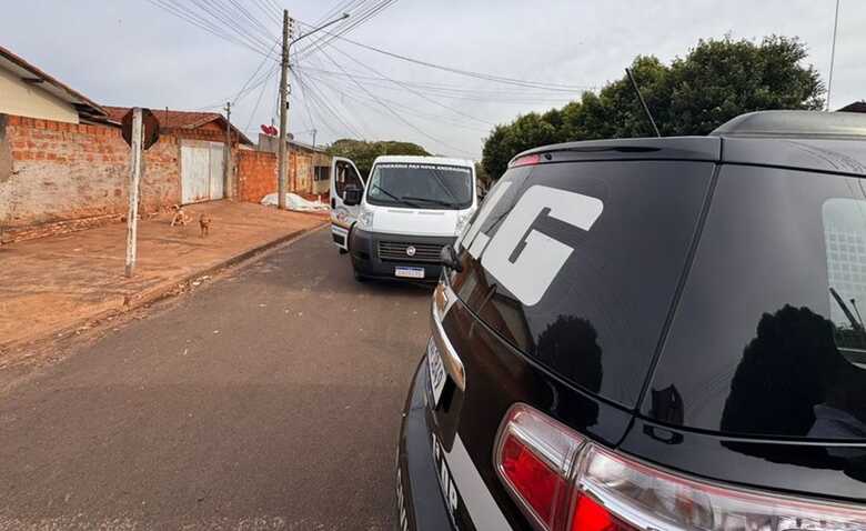 Local onde a vítima foi encontrada sem vida