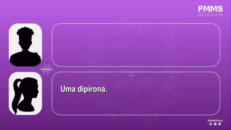 A ligação não era sobre um remédio, mas sim, um pedido de ajuda