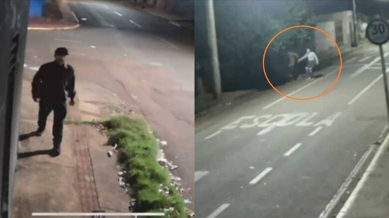 Polícia tenta localizar o indivíduo