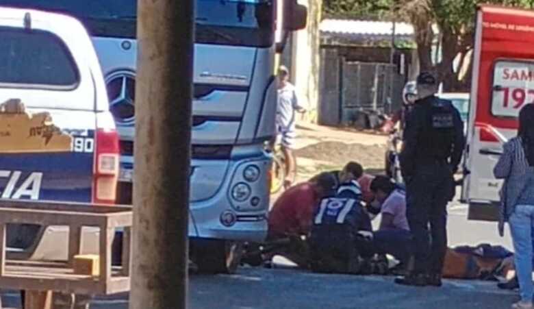 O acidente aconteceu na manhã de hoje
