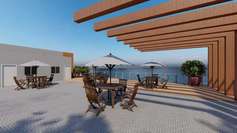 Projeto arquitetônico da Orla do Rio