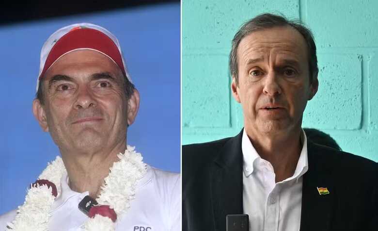 Rodrigo Paz e Jorge Quiroga