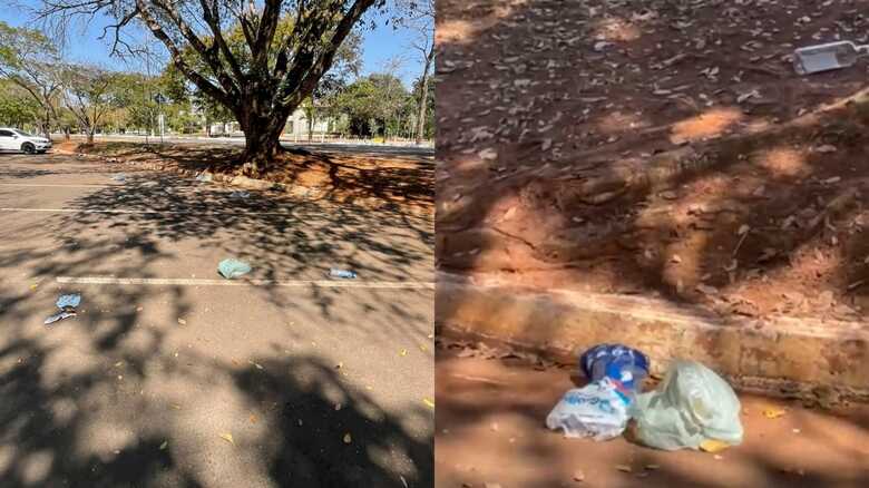 As imagens foram gravadas ainda na tarde de domingo (17)