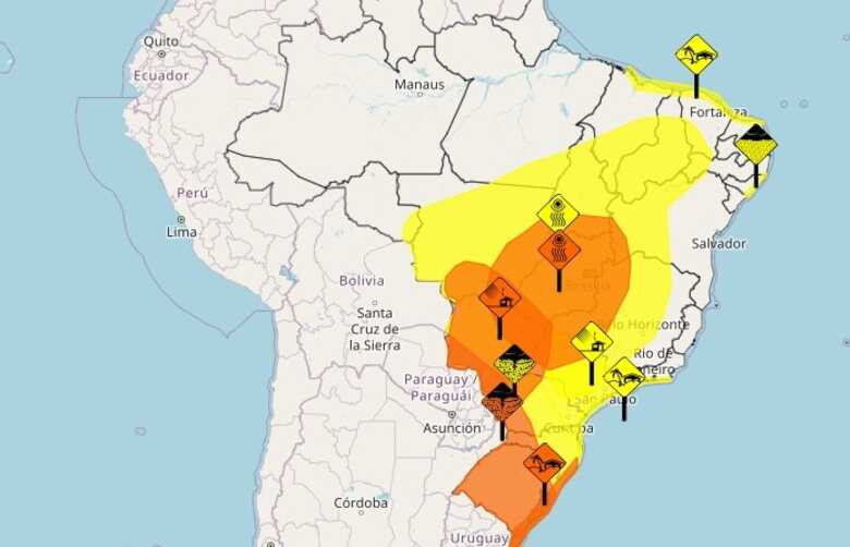 Reprodu&ccedil;&atilde;o: INMET