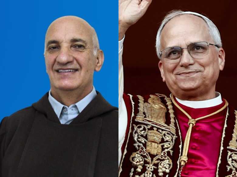 Frei Pedro Cesário e papa Leão XIV