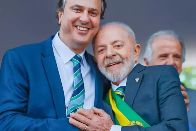 Camilo Santana e o Presidente da República, Luiz Inácio Lula da Silva - 