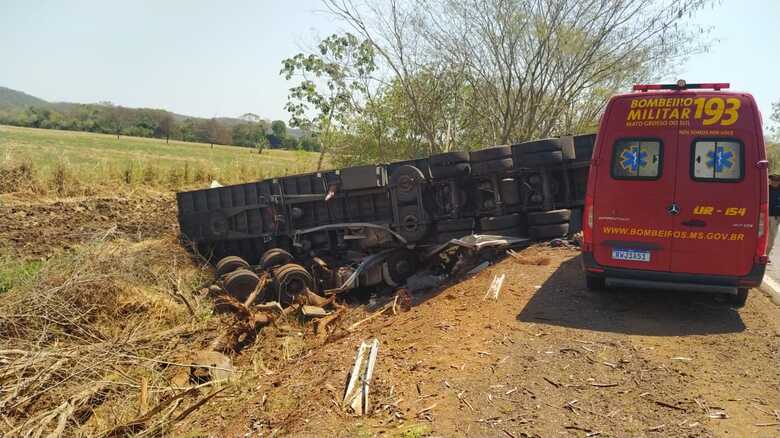 O acidente aconteceu em Miranda