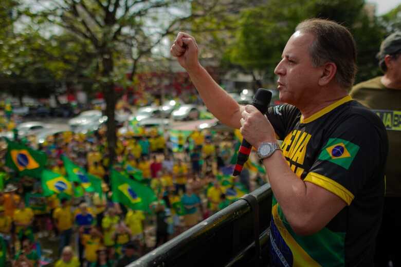 Deputado Coronel David em ato