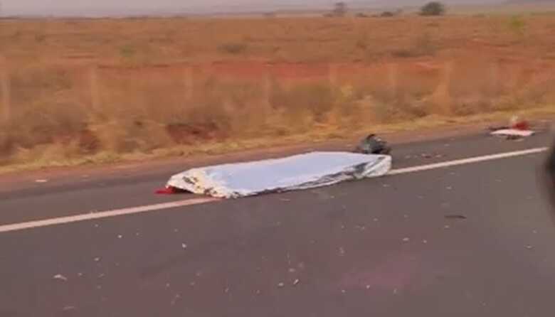 Motociclista morreu após o acidente