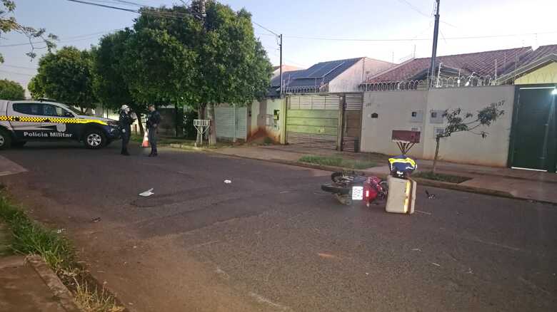 O acidente aconteceu no final da tarde de hoje 