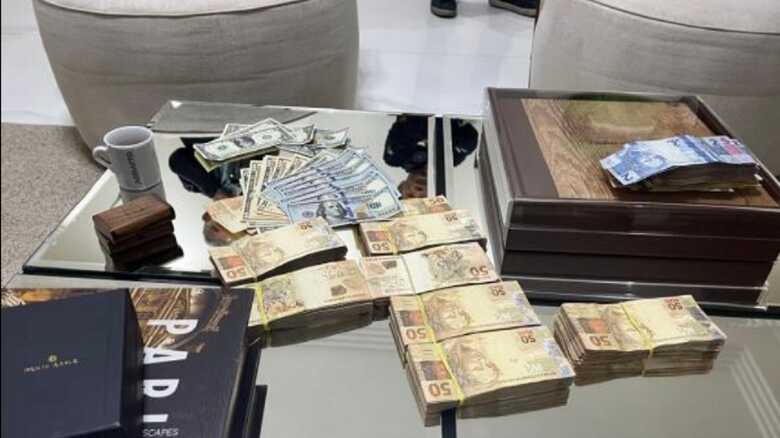 Apreensão de dinheiro durante o cumprimento de mandado