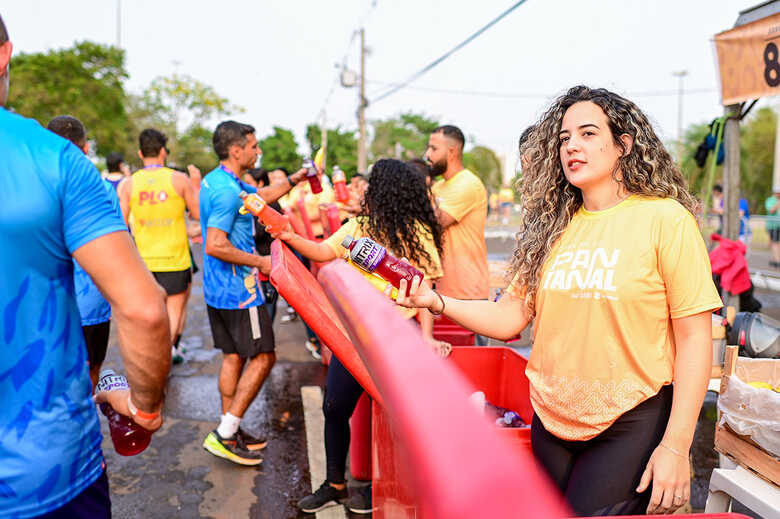 Voluntários na Corrida do Pantanal