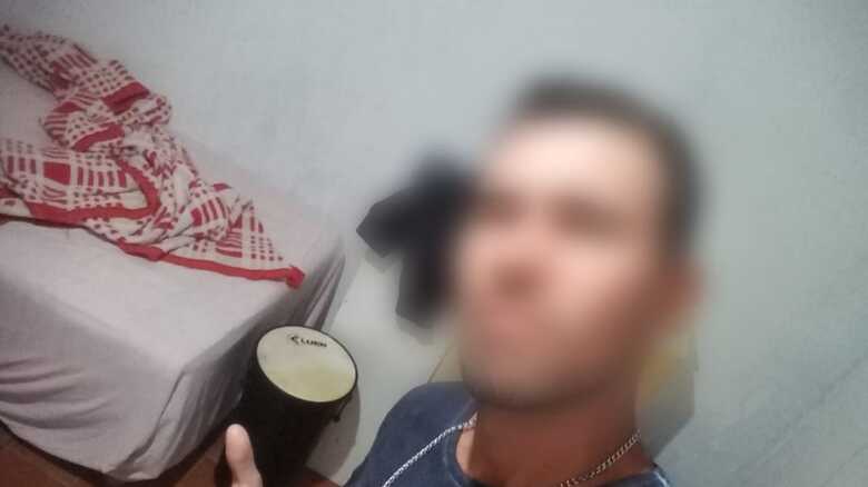 Vítima teve o rosto borrado para preservar a identificação