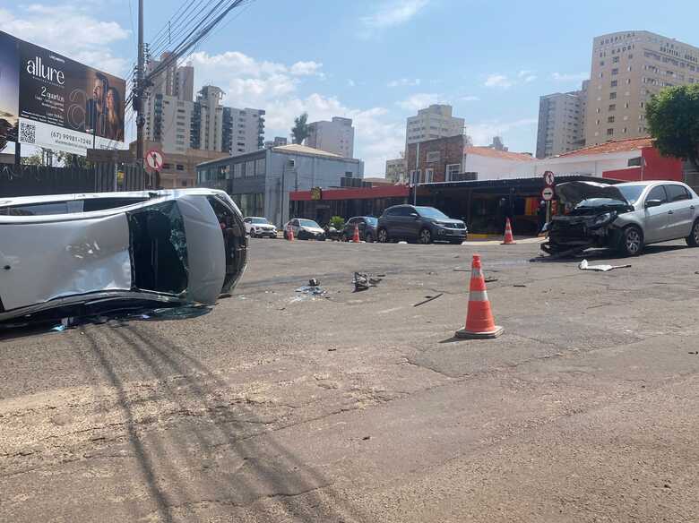 Hyundai sofreu danos bem significativos com o acidente