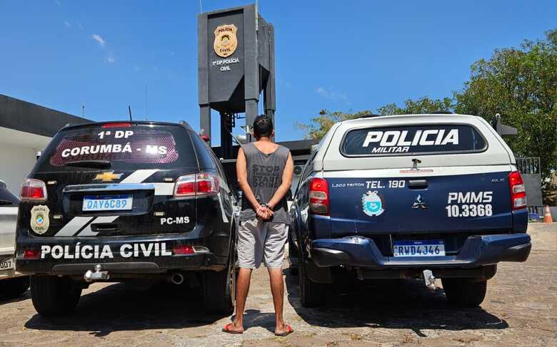 Acusado foi preso em ação da Polícia Civil e Militar