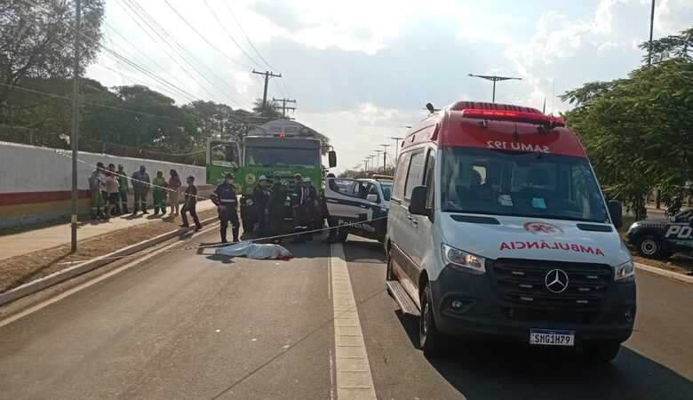 O atropelamento aconteceu na tarde de hoje