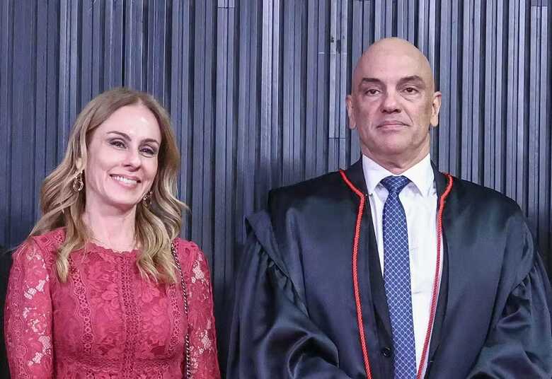 Viviane e Alexandre de Moraes  Foto: Divulgação
