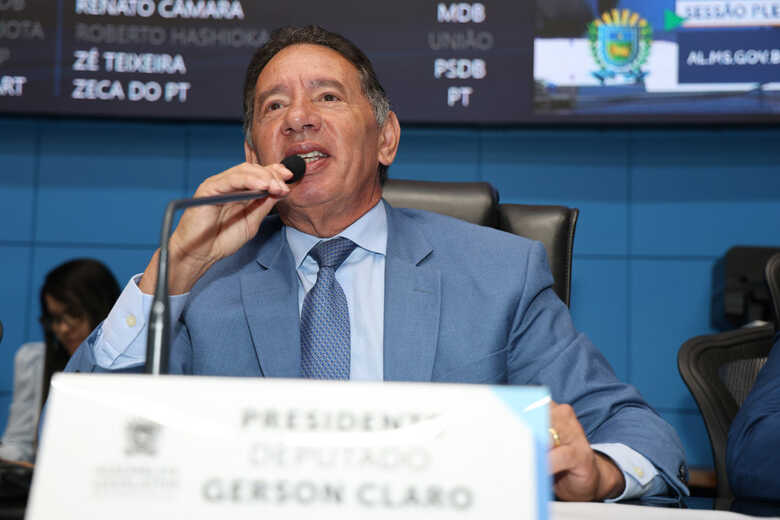 Gerson Claro, presidente da Assembleia Legislativa - 