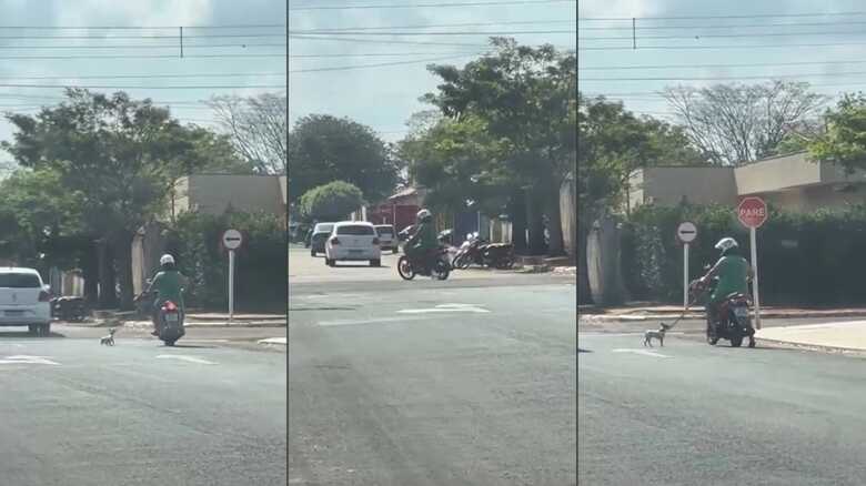 Cena causou revolta nos populares