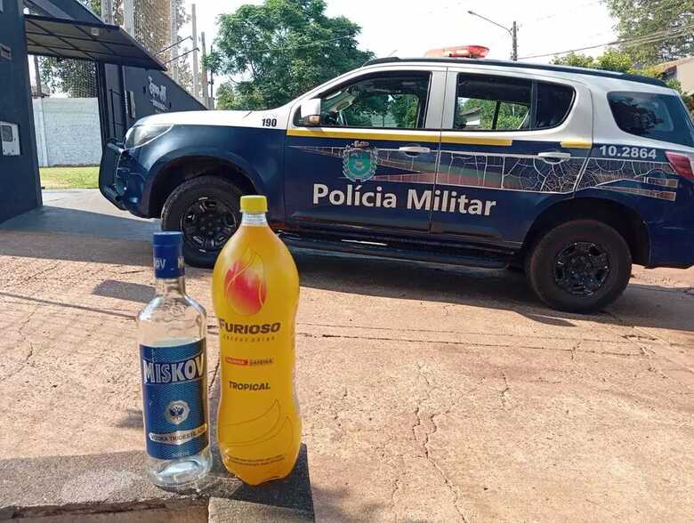 Bebidas foram apreendidas