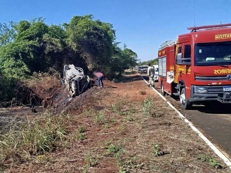 Motorista morreu carbonizado