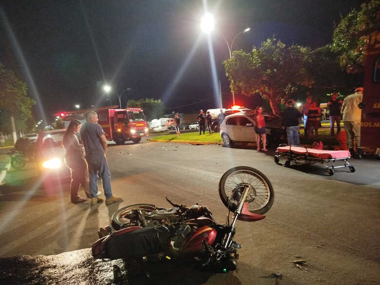 Acidente aconteceu na região do centro da cidade