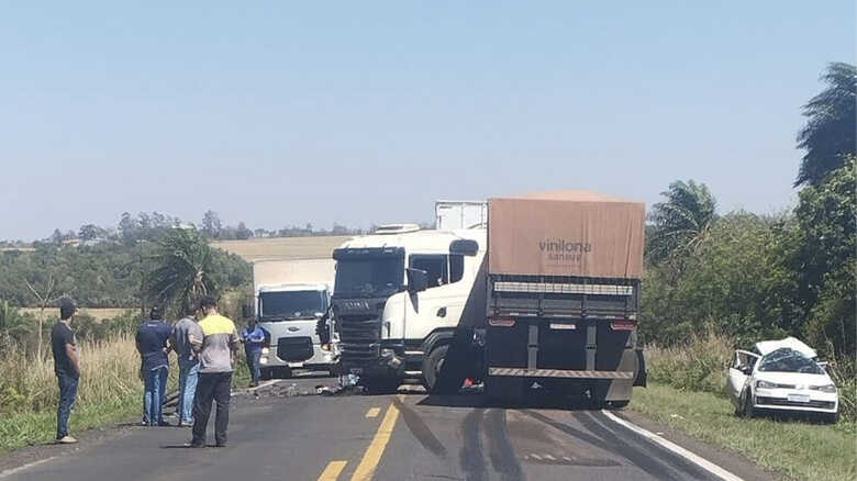 Acidente paralizou a rodovia