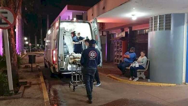 Vítima foi transferida para Dourados