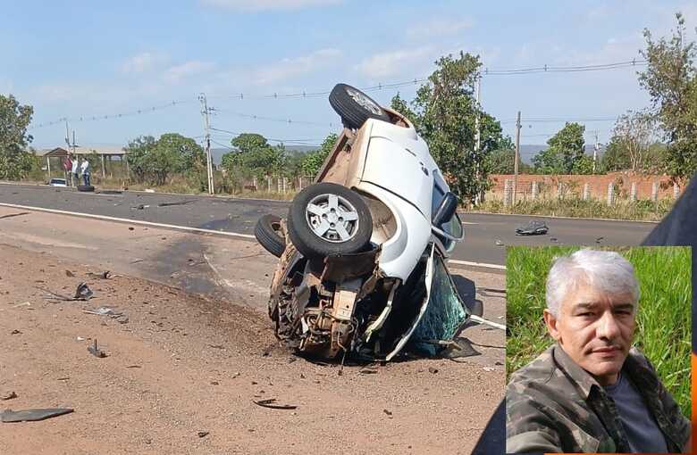 A vítima ficou presa às ferragens