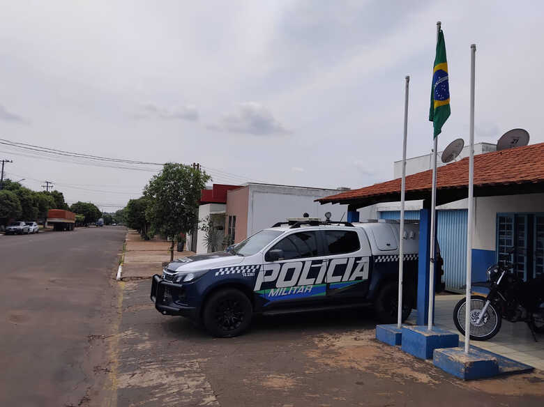 Base da Polícia Militar em São Gabriel do Oeste