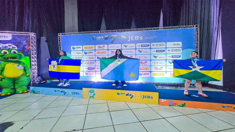 Maria Fernanda foi para o lugar mais alto do pódio