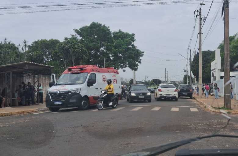 O acidente aconteceu ontem