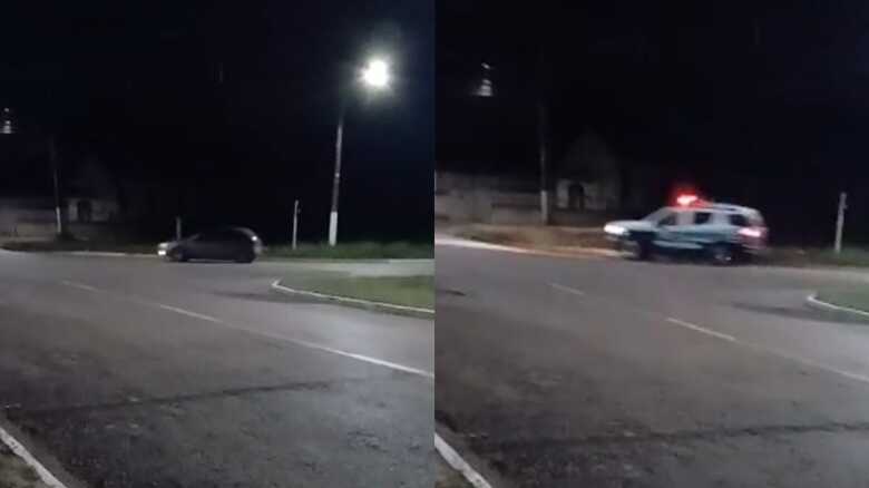 Condutor foi perseguido pela polícia